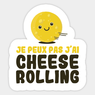 Cheese rolling Sticker